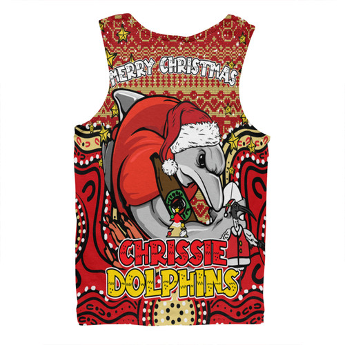 Redcliffe Dolphins Christmas Custom Men Singlet - Christmas Knit Patterns Vintage Jersey Ugly Men Singlet Redcliffe Dolphins Christmas Custom Men Singlet - Christmas Knit Patterns Vintage Jersey Ugly Men Singlet