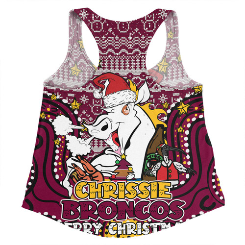 Brisbane Broncos Christmas Custom Women Racerback Singlet - Christmas Knit Patterns Vintage Jersey Ugly Women Racerback Singlet Brisbane Broncos Christmas Custom Women Racerback Singlet - Christmas Knit Patterns Vintage Jersey Ugly Women Racerback Singlet