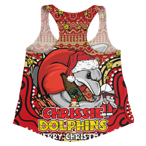 Redcliffe Dolphins Christmas Custom Women Racerback Singlet - Christmas Knit Patterns Vintage Jersey Ugly Women Racerback Singlet Redcliffe Dolphins Christmas Custom Women Racerback Singlet - Christmas Knit Patterns Vintage Jersey Ugly Women Racerback Singlet
