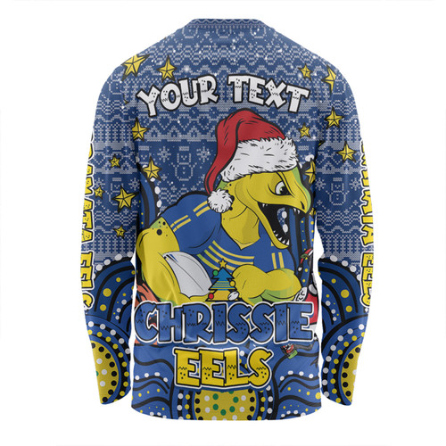 Parramatta Eels Christmas Custom Long Sleeve T-shirt - Christmas Knit Patterns Vintage Jersey Ugly Long Sleeve T-shirt Parramatta Eels Christmas Custom Long Sleeve T-shirt - Christmas Knit Patterns Vintage Jersey Ugly Long Sleeve T-shirt