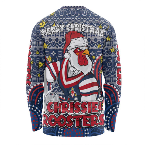 Sydney Roosters Christmas Custom Long Sleeve T-Shirt - Christmas Knit Patterns Vintage Jersey Ugly Long Sleeve T-Shirt Sydney Roosters Christmas Custom Long Sleeve T-Shirt - Christmas Knit Patterns Vintage Jersey Ugly Long Sleeve T-Shirt