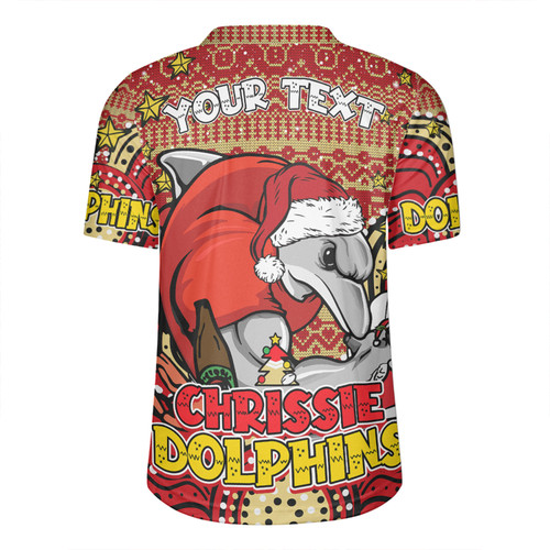 Redcliffe Dolphins Christmas Custom Rugby Jersey - Christmas Knit Patterns Vintage Jersey Ugly Rugby Jersey Redcliffe Dolphins Christmas Custom Rugby Jersey - Christmas Knit Patterns Vintage Jersey Ugly Rugby Jersey