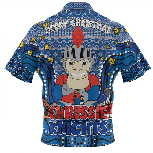 Newcastle Knights Christmas Custom Zip Polo Shirt - Christmas Knit Patterns Vintage Jersey Ugly Zip Polo Shirt Newcastle Knights Christmas Custom Zip Polo Shirt - Christmas Knit Patterns Vintage Jersey Ugly Zip Polo Shirt