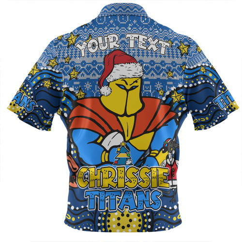 Gold Coast Titans Christmas Custom Zip Polo Shirt - Christmas Knit Patterns Vintage Jersey Ugly Zip Polo Shirt Gold Coast Titans Christmas Custom Zip Polo Shirt - Christmas Knit Patterns Vintage Jersey Ugly Zip Polo Shirt