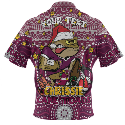 Queensland Cane Toads Christmas Custom Zip Polo Shirt - Christmas Knit Patterns Vintage Jersey Ugly Zip Polo Shirt Queensland Cane Toads Christmas Custom Zip Polo Shirt - Christmas Knit Patterns Vintage Jersey Ugly Zip Polo Shirt