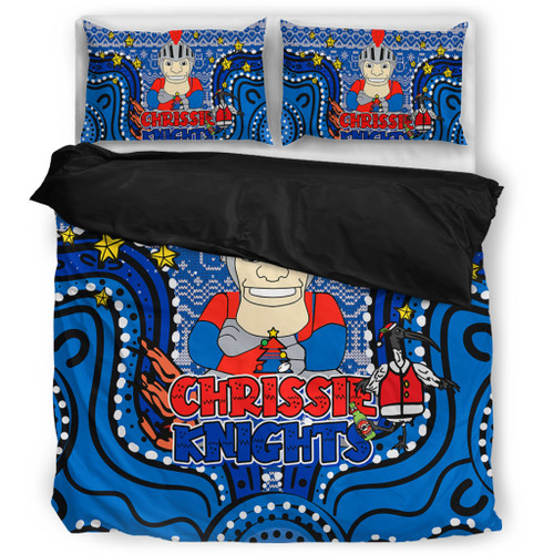 Newcastle Knights Christmas Custom Bedding Set - Christmas Knit Patterns Vintage Jersey Ugly Bedding Set Newcastle Knights Christmas Custom Bedding Set - Christmas Knit Patterns Vintage Jersey Ugly Bedding Set