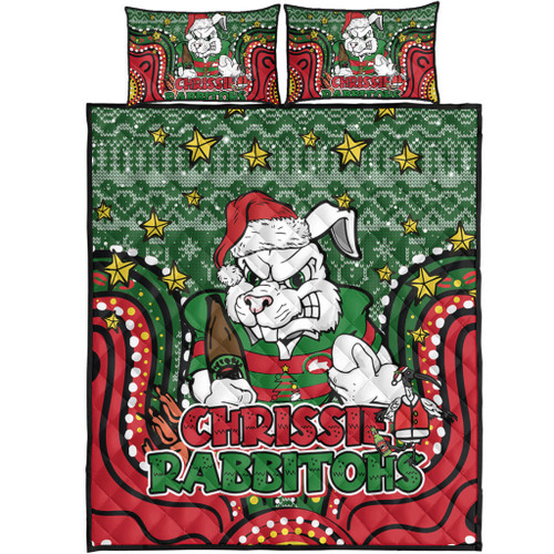 South Sydney Rabbitohs Custom Quilt Bed Set - Christmas Knit Patterns Vintage Jersey Ugly Quilt Bed Set South Sydney Rabbitohs Custom Quilt Bed Set - Christmas Knit Patterns Vintage Jersey Ugly Quilt Bed Set