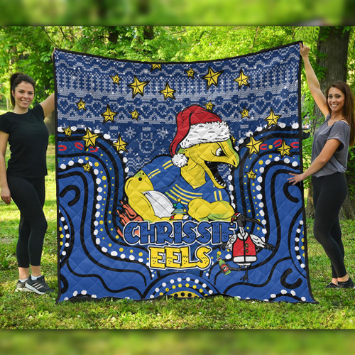 Parramatta Eels Christmas Custom Quilt - Christmas Knit Patterns Vintage Jersey Ugly Quilt Parramatta Eels Christmas Custom Quilt - Christmas Knit Patterns Vintage Jersey Ugly Quilt