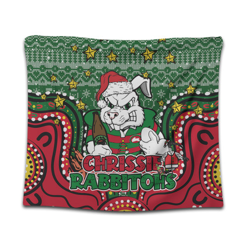 South Sydney Rabbitohs Custom Tapestry - Christmas Knit Patterns Vintage Jersey Ugly Tapestry South Sydney Rabbitohs Custom Tapestry - Christmas Knit Patterns Vintage Jersey Ugly Tapestry