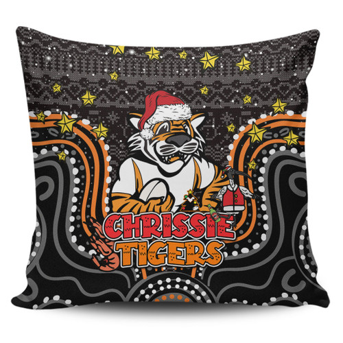 Wests Tigers Christmas Custom Pillow Cases - Christmas Knit Patterns Vintage Jersey Ugly Pillow Cases Wests Tigers Christmas Custom Pillow Cases - Christmas Knit Patterns Vintage Jersey Ugly Pillow Cases