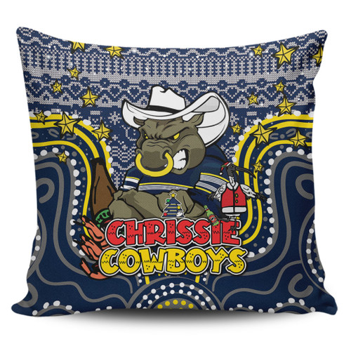 North Queensland Cowboys Christmas Custom Pillow Cases - Christmas Knit Patterns Vintage Jersey Ugly Pillow Cases North Queensland Cowboys Christmas Custom Pillow Cases - Christmas Knit Patterns Vintage Jersey Ugly Pillow Cases