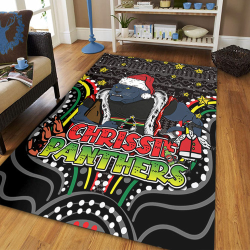 Penrith Panthers Christmas Custom Area Rug - Christmas Knit Patterns Vintage Jersey Ugly Area Rug Penrith Panthers Christmas Custom Area Rug - Christmas Knit Patterns Vintage Jersey Ugly Area Rug