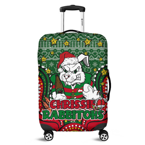 South Sydney Rabbitohs Custom Luggage Cover - Christmas Knit Patterns Vintage Jersey Ugly Luggage Cover South Sydney Rabbitohs Custom Luggage Cover - Christmas Knit Patterns Vintage Jersey Ugly Luggage Cover