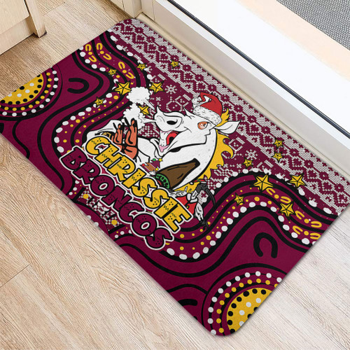 Brisbane Broncos Christmas Custom Doormat - Christmas Knit Patterns Vintage Jersey Ugly Doormat Brisbane Broncos Christmas Custom Doormat - Christmas Knit Patterns Vintage Jersey Ugly Doormat