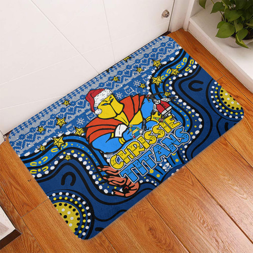 Gold Coast Titans Christmas Custom Doormat - Christmas Knit Patterns Vintage Jersey Ugly Doormat Gold Coast Titans Christmas Custom Doormat - Christmas Knit Patterns Vintage Jersey Ugly Doormat