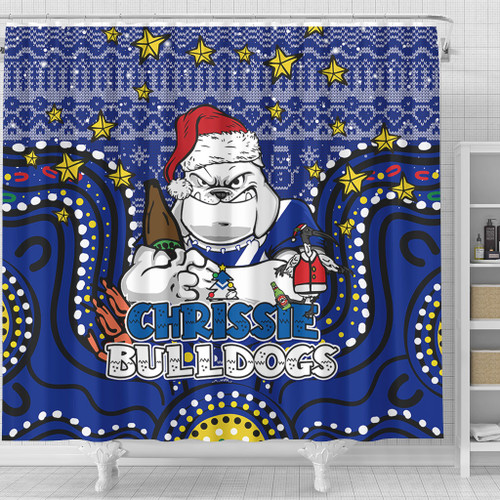 Canterbury-Bankstown Bulldogs Christmas Custom Shower Curtain - Christmas Knit Patterns Vintage Jersey Ugly Shower Curtain Canterbury-Bankstown Bulldogs Christmas Custom Shower Curtain - Christmas Knit Patterns Vintage Jersey Ugly Shower Curtain
