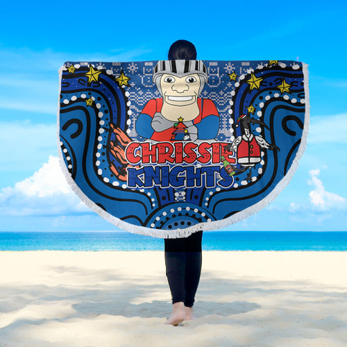 Newcastle Knights Christmas Custom Beach Blanket - Christmas Knit Patterns Vintage Jersey Ugly Beach Blanket Newcastle Knights Christmas Custom Beach Blanket - Christmas Knit Patterns Vintage Jersey Ugly Beach Blanket