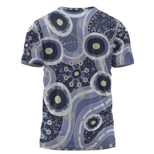 Australia Aboriginal T-shirt - Purple Aboriginal Dot Art Inspired T-shirt Australia Aboriginal T-shirt - Purple Aboriginal Dot Art Inspired T-shirt