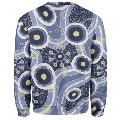 Australia Aboriginal Sweatshirt - Purple Aboriginal Dot Art Inspired Sweatshirt Australia Aboriginal Sweatshirt - Purple Aboriginal Dot Art Inspired Sweatshirt