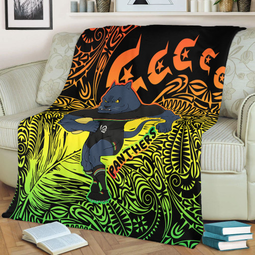 Penrith Panthers Torres Strait Islands Blanket - Torres Strait Islanders Patterns with Penrith Panthers Blanket Penrith Panthers Torres Strait Islands Blanket - Torres Strait Islanders Patterns with Penrith Panthers Blanket