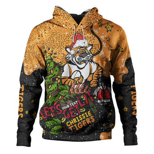 Wests Tigers Christmas Custom Hoodie - Let's Get Lit Chrisse Pressie Hoodie Wests Tigers Christmas Custom Hoodie - Let's Get Lit Chrisse Pressie Hoodie