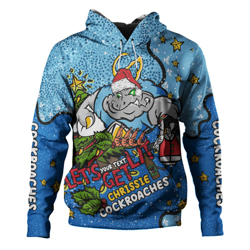 New South Wales Cockroaches Christmas Custom Hoodie - Let's Get Lit Chrisse Pressie Hoodie New South Wales Cockroaches Christmas Custom Hoodie - Let's Get Lit Chrisse Pressie Hoodie