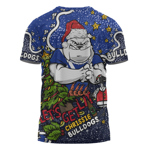 Canterbury-Bankstown Bulldogs Christmas Custom T-Shirt - Let's Get Lit Chrisse Pressie T-Shirt Canterbury-Bankstown Bulldogs Christmas Custom T-Shirt - Let's Get Lit Chrisse Pressie T-Shirt