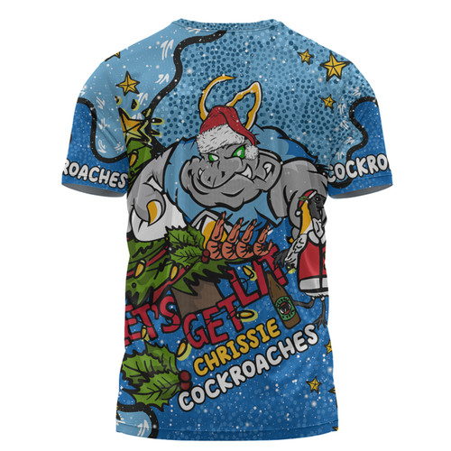 New South Wales Cockroaches Christmas Custom T-shirt - Let's Get Lit Chrisse Pressie T-shirt New South Wales Cockroaches Christmas Custom T-shirt - Let's Get Lit Chrisse Pressie T-shirt