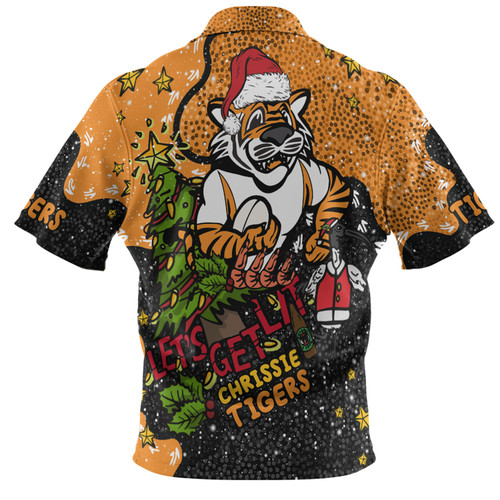 Wests Tigers Christmas Custom Hawaiian Shirt - Let's Get Lit Chrisse Pressie Hawaiian Shirt Wests Tigers Christmas Custom Hawaiian Shirt - Let's Get Lit Chrisse Pressie Hawaiian Shirt