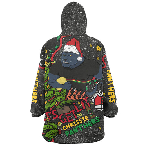 Penrith Panthers Christmas Custom Snug Hoodie - Let's Get Lit Chrisse Pressie Snug Hoodie Penrith Panthers Christmas Custom Snug Hoodie - Let's Get Lit Chrisse Pressie Snug Hoodie