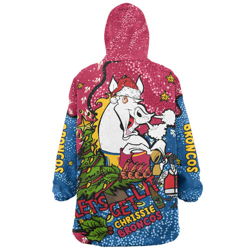 Brisbane Broncos Christmas Custom Snug Hoodie - Let's Get Lit Chrisse Pressie Snug Hoodie Brisbane Broncos Christmas Custom Snug Hoodie - Let's Get Lit Chrisse Pressie Snug Hoodie