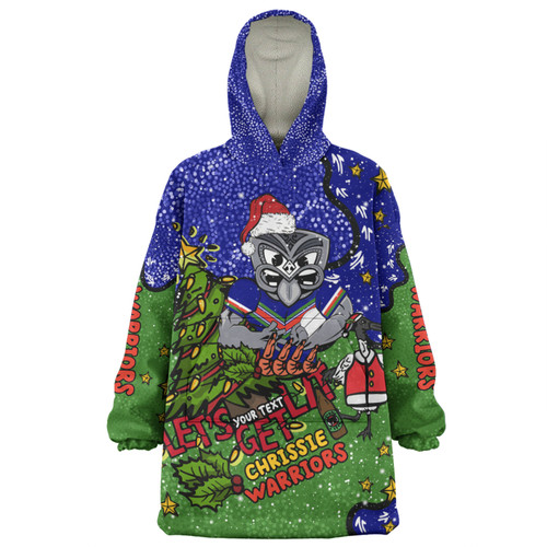 New Zealand Warriors Christmas Custom Snug Hoodie - Let's Get Lit Chrisse Pressie Snug Hoodie New Zealand Warriors Christmas Custom Snug Hoodie - Let's Get Lit Chrisse Pressie Snug Hoodie