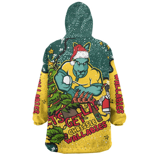 Australia Wallabies Christmas Custom Snug Hoodie - Let's Get Lit Chrisse Pressie Snug Hoodie Australia Wallabies Christmas Custom Snug Hoodie - Let's Get Lit Chrisse Pressie Snug Hoodie