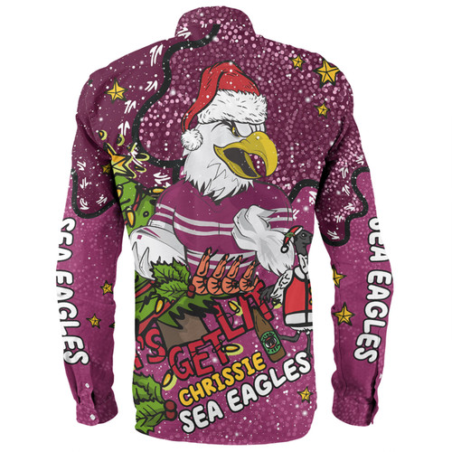 Sydney Roosters Christmas Custom Long Sleeve Shirt - Let's Get Lit Chrisse Pressie Long Sleeve Shirt Sydney Roosters Christmas Custom Long Sleeve Shirt - Let's Get Lit Chrisse Pressie Long Sleeve Shirt