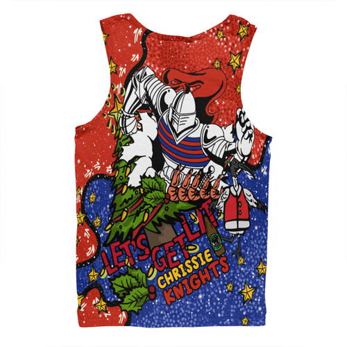 Newcastle Knights Christmas Custom Men Singlet - Let's Get Lit Chrisse Pressie Men Singlet Newcastle Knights Christmas Custom Men Singlet - Let's Get Lit Chrisse Pressie Men Singlet