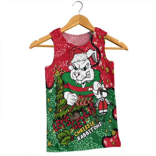 South Sydney Rabbitohs Custom Men Singlet - Let's Get Lit Chrisse Pressie Men Singlet South Sydney Rabbitohs Custom Men Singlet - Let's Get Lit Chrisse Pressie Men Singlet