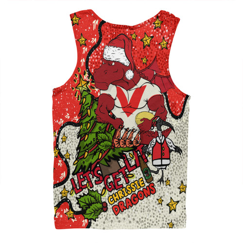 St. George Illawarra Dragons Christmas Custom Men Singlet - Let's Get Lit Chrisse Pressie Men Singlet St. George Illawarra Dragons Christmas Custom Men Singlet - Let's Get Lit Chrisse Pressie Men Singlet