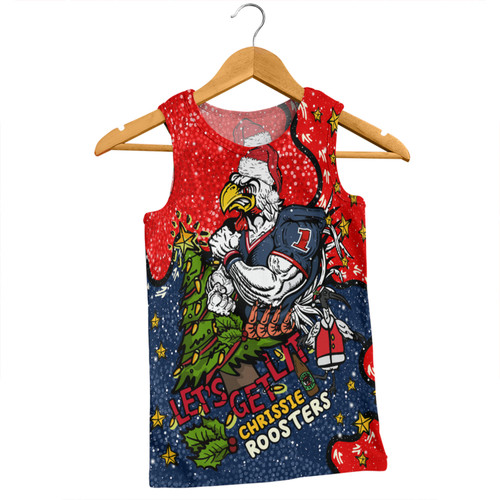 Sydney Roosters Christmas Custom Men Singlet - Let's Get Lit Chrisse Pressie Men Singlet Sydney Roosters Christmas Custom Men Singlet - Let's Get Lit Chrisse Pressie Men Singlet