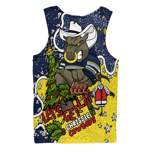 North Queensland Cowboys Christmas Custom Men Singlet - Let's Get Lit Chrisse Pressie Men Singlet North Queensland Cowboys Christmas Custom Men Singlet - Let's Get Lit Chrisse Pressie Men Singlet