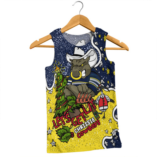 North Queensland Cowboys Christmas Custom Men Singlet - Let's Get Lit Chrisse Pressie Men Singlet North Queensland Cowboys Christmas Custom Men Singlet - Let's Get Lit Chrisse Pressie Men Singlet