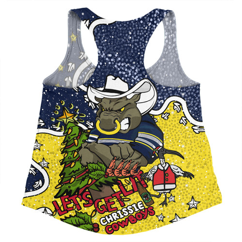 North Queensland Cowboys Christmas Custom Women Racerback Singlet - Let's Get Lit Chrisse Pressie Women Racerback Singlet North Queensland Cowboys Christmas Custom Women Racerback Singlet - Let's Get Lit Chrisse Pressie Women Racerback Singlet