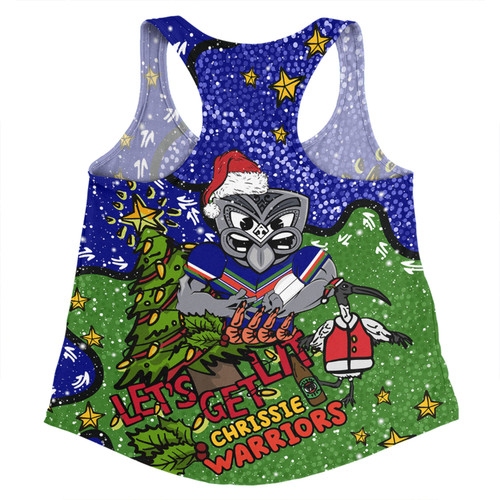 New Zealand Warriors Christmas Custom Women Racerback Singlet - Let's Get Lit Chrisse Pressie Women Racerback Singlet New Zealand Warriors Christmas Custom Women Racerback Singlet - Let's Get Lit Chrisse Pressie Women Racerback Singlet