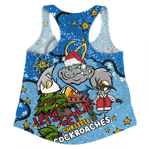 New South Wales Cockroaches Christmas Custom Women Racerback Singlet - Let's Get Lit Chrisse Pressie Women Racerback Singlet New South Wales Cockroaches Christmas Custom Women Racerback Singlet - Let's Get Lit Chrisse Pressie Women Racerback Singlet