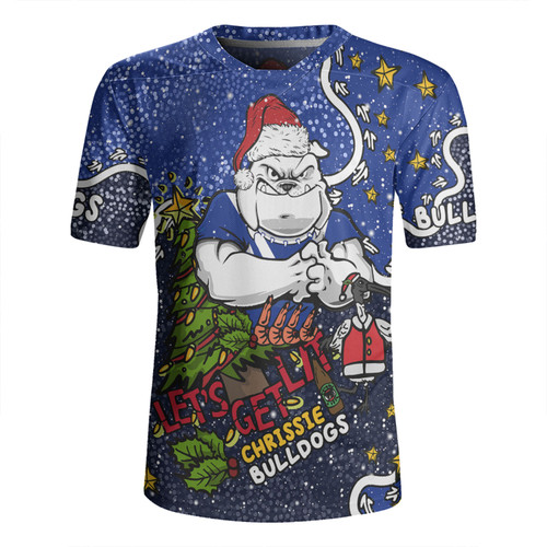 Canterbury-Bankstown Bulldogs Christmas Custom Rugby Jersey - Let's Get Lit Chrisse Pressie Rugby Jersey Canterbury-Bankstown Bulldogs Christmas Custom Rugby Jersey - Let's Get Lit Chrisse Pressie Rugby Jersey