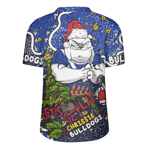Canterbury-Bankstown Bulldogs Christmas Custom Rugby Jersey - Let's Get Lit Chrisse Pressie Rugby Jersey Canterbury-Bankstown Bulldogs Christmas Custom Rugby Jersey - Let's Get Lit Chrisse Pressie Rugby Jersey