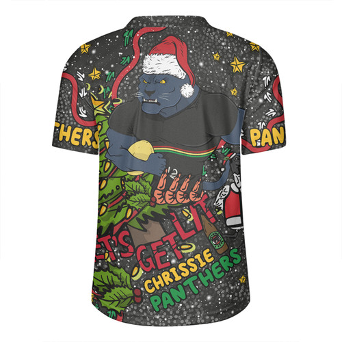Penrith Panthers Christmas Custom Rugby Jersey - Let's Get Lit Chrisse Pressie Rugby Jersey Penrith Panthers Christmas Custom Rugby Jersey - Let's Get Lit Chrisse Pressie Rugby Jersey
