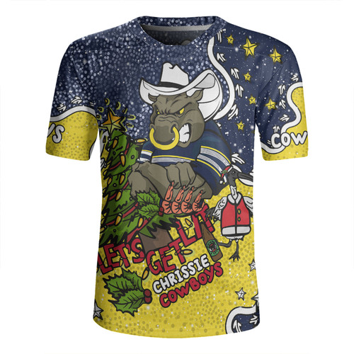 North Queensland Cowboys Christmas Custom Rugby Jersey - Let's Get Lit Chrisse Pressie Rugby Jersey North Queensland Cowboys Christmas Custom Rugby Jersey - Let's Get Lit Chrisse Pressie Rugby Jersey