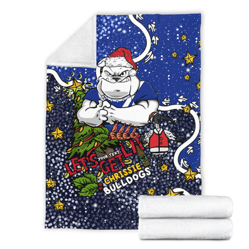 Canterbury-Bankstown Bulldogs Christmas Custom Blanket - Let's Get Lit Chrisse Pressie Blanket Canterbury-Bankstown Bulldogs Christmas Custom Blanket - Let's Get Lit Chrisse Pressie Blanket