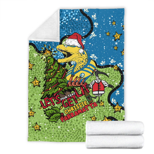 Parramatta Eels Christmas Custom Blanket - Let's Get Lit Chrisse Pressie Blanket Parramatta Eels Christmas Custom Blanket - Let's Get Lit Chrisse Pressie Blanket