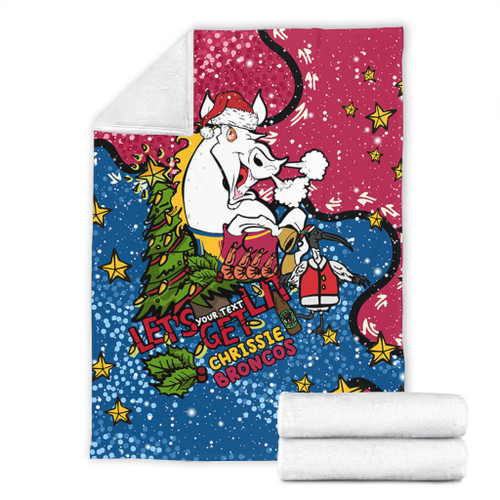 Brisbane Broncos Christmas Custom Blanket - Let's Get Lit Chrisse Pressie Blanket Brisbane Broncos Christmas Custom Blanket - Let's Get Lit Chrisse Pressie Blanket